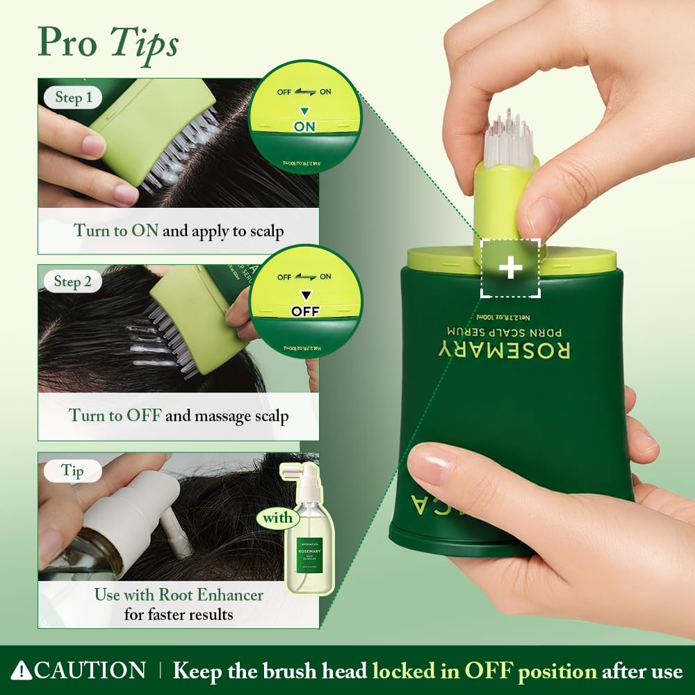 AROMATICA Overnight Rosemary PDRN Scalp Serum for Scalp Treatment - AROMATICA Official Product View 4
