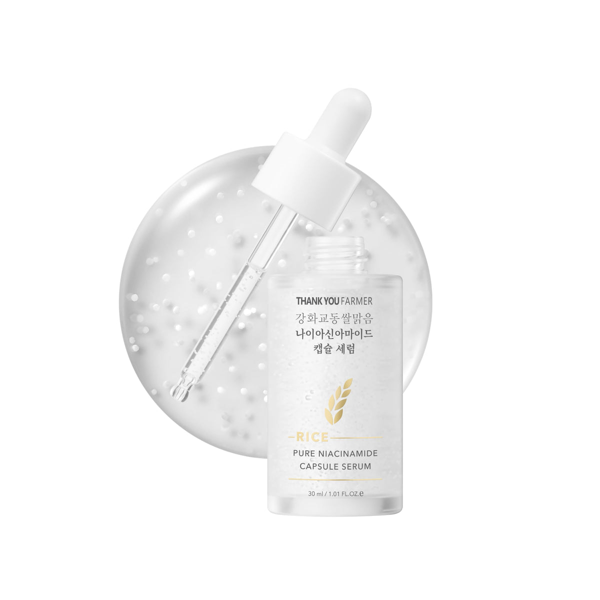 THANKYOU FARMER Rice Pure Niacinamide 5 Capsule Serum Pore - THANKYOU FARMER Official Imagery - 2