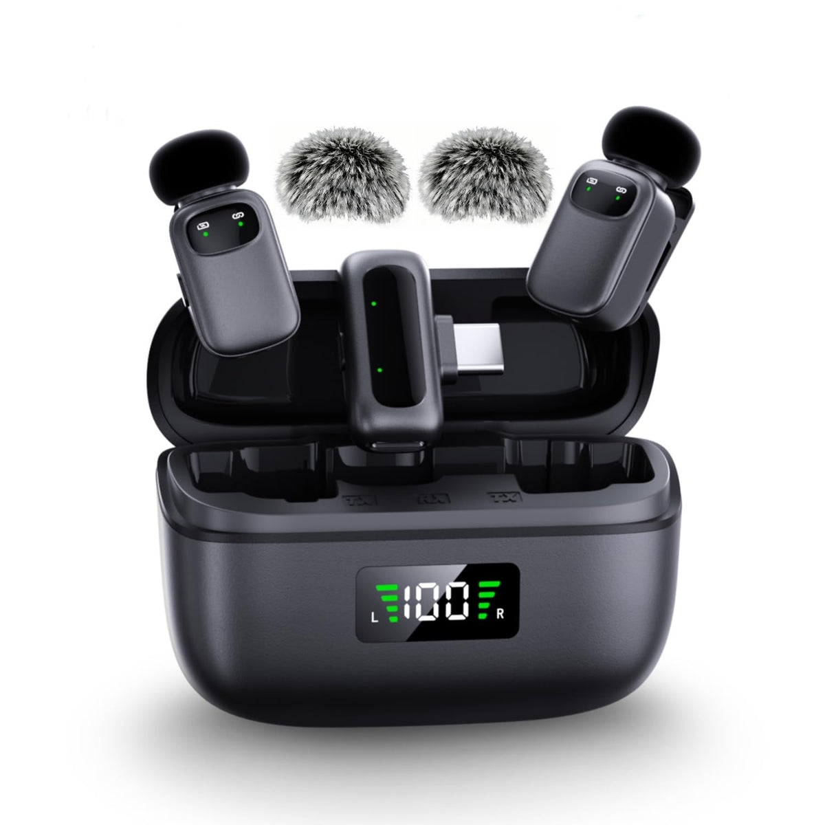 T1 mini Wireless Lavalier Microphone for iPhone Android iPad - METTOMUS Official Imagery - 2