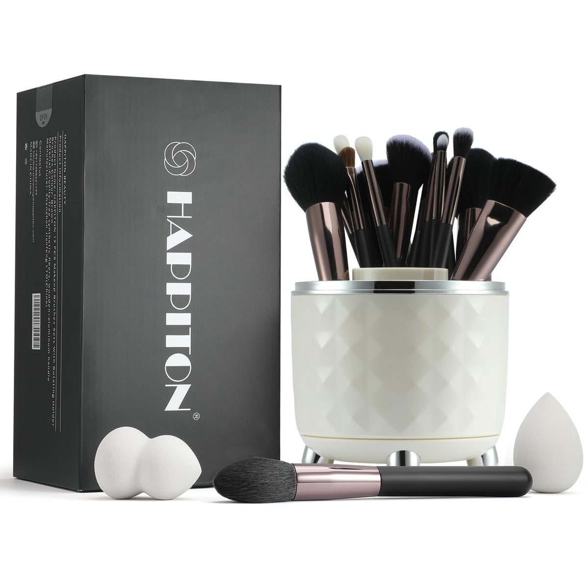 Makeup Brushes Set 17PCS Beauty Tool Kits for Eye Face - HAPPITON Official Imagery - 2