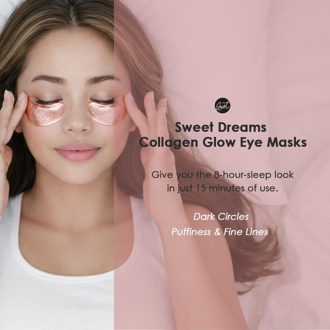 Sweet Dreams Collagen Glow Rose Gold Eye Masks - glowiest Official Imagery - 3