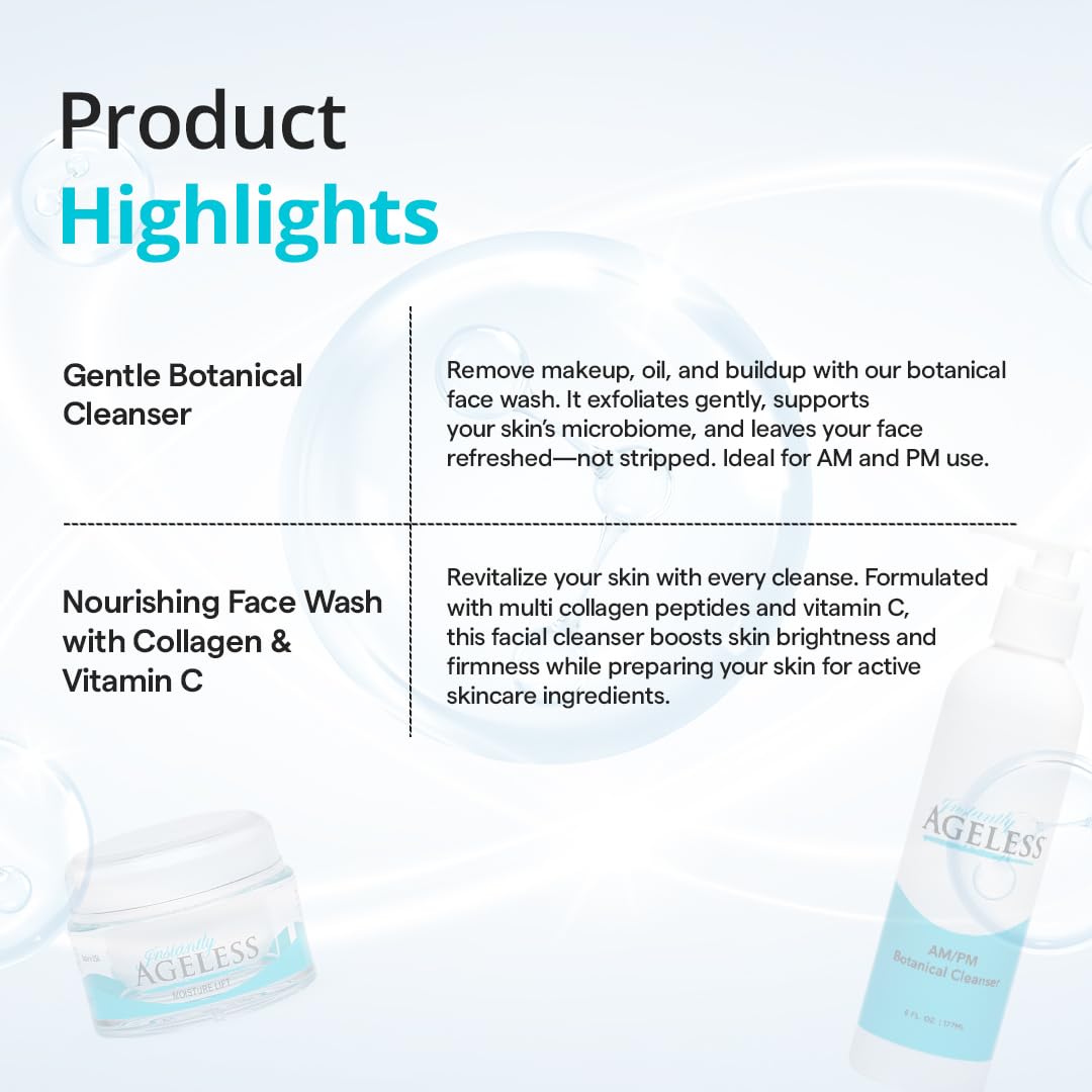 Instantly Ageless AM/PM Botanical Cleanser &amp; Moisture Lift - Instantly Ageless