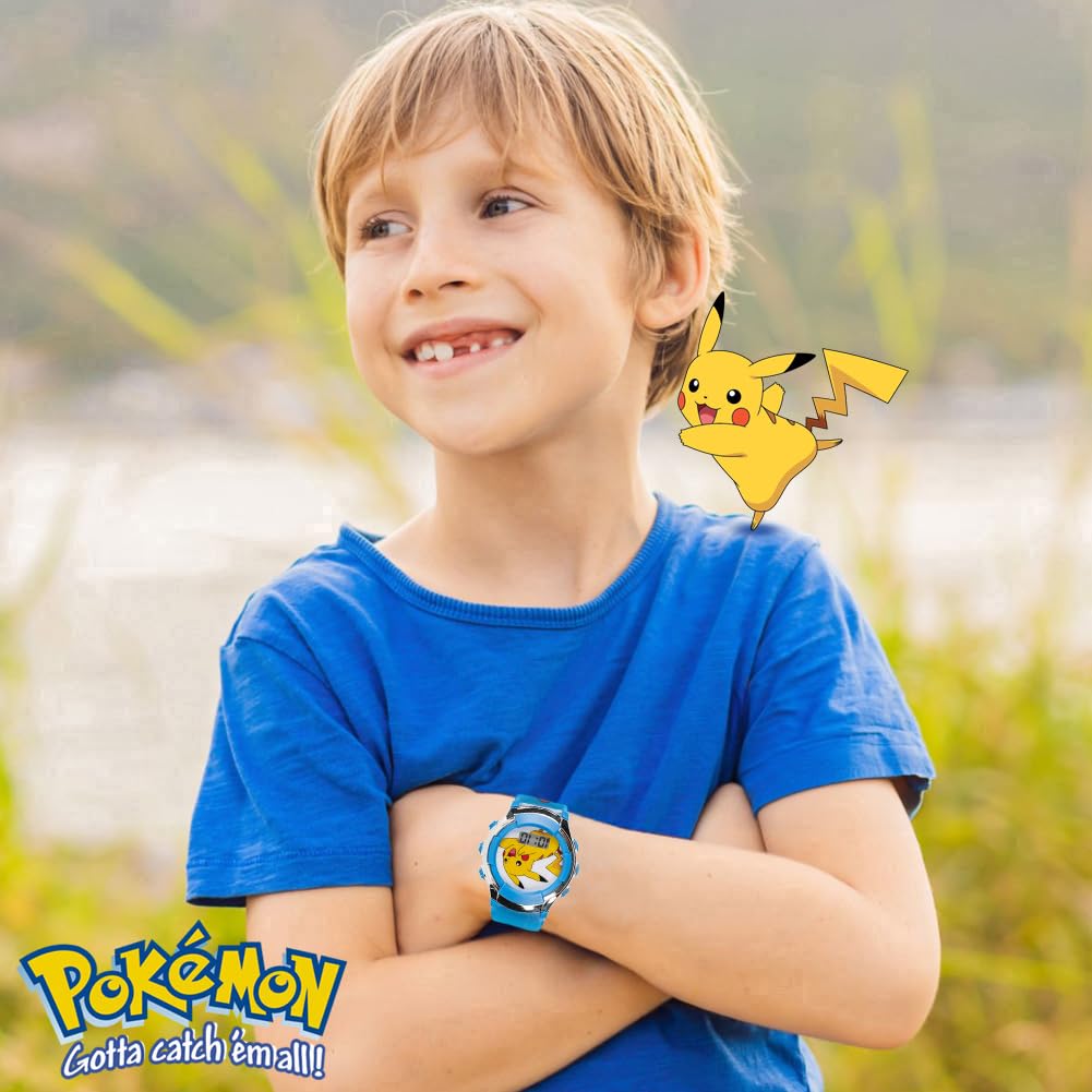 Accutime Pokémon Kids Digital Watch with Flashing LED Lights, Pikachu - View 4