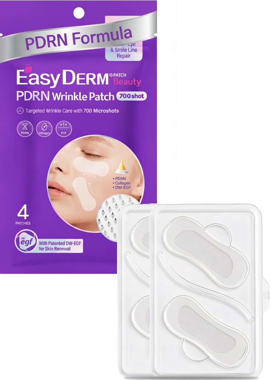 EasyDerm PDRN Anti-Wrinkle Patch 4ea - Eye & Smile Line Care - Product Imagery