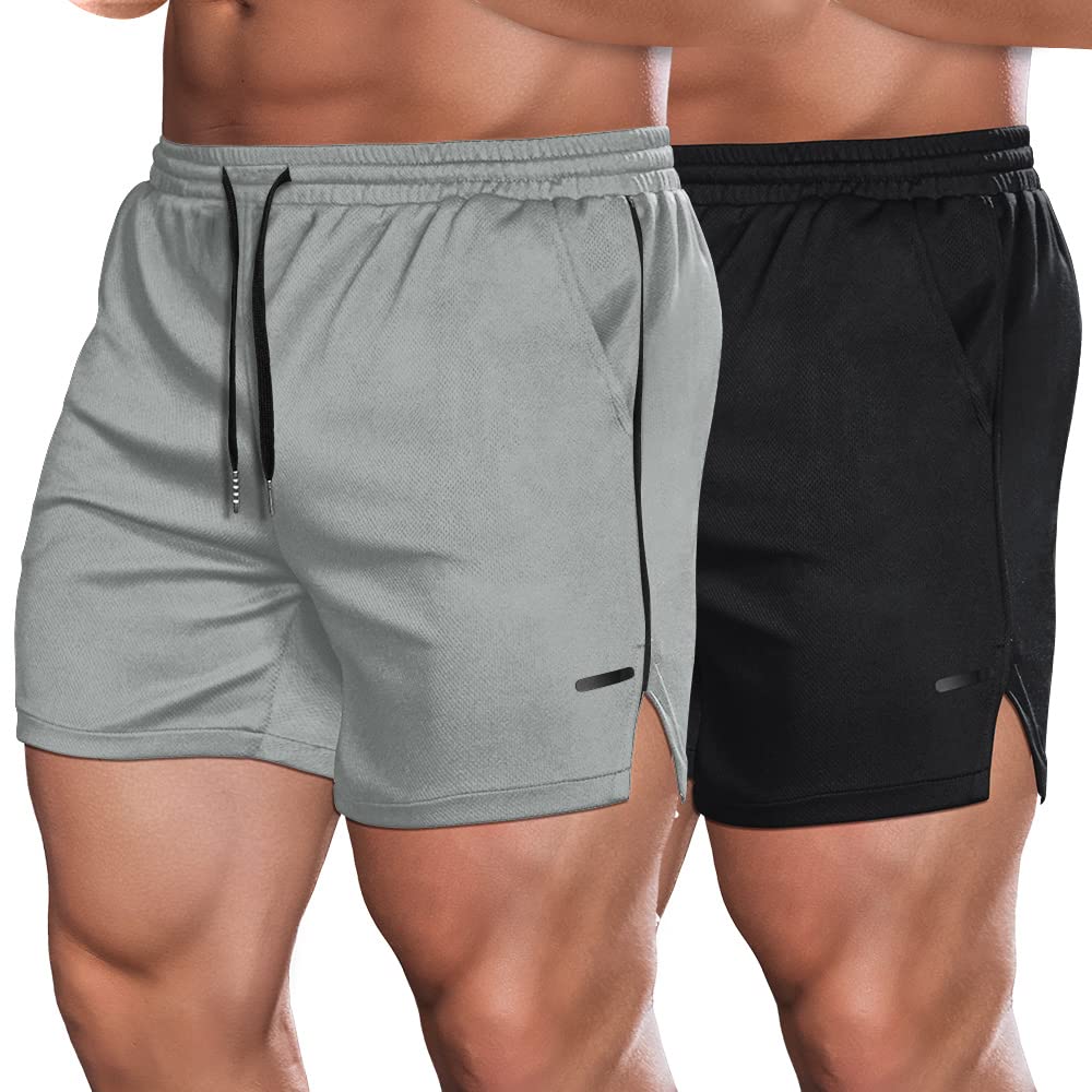 COOFANDY Men s 2 Pack Gym Workout Shorts Athletic 5 Inch - COOFANDY Official Imagery - 2