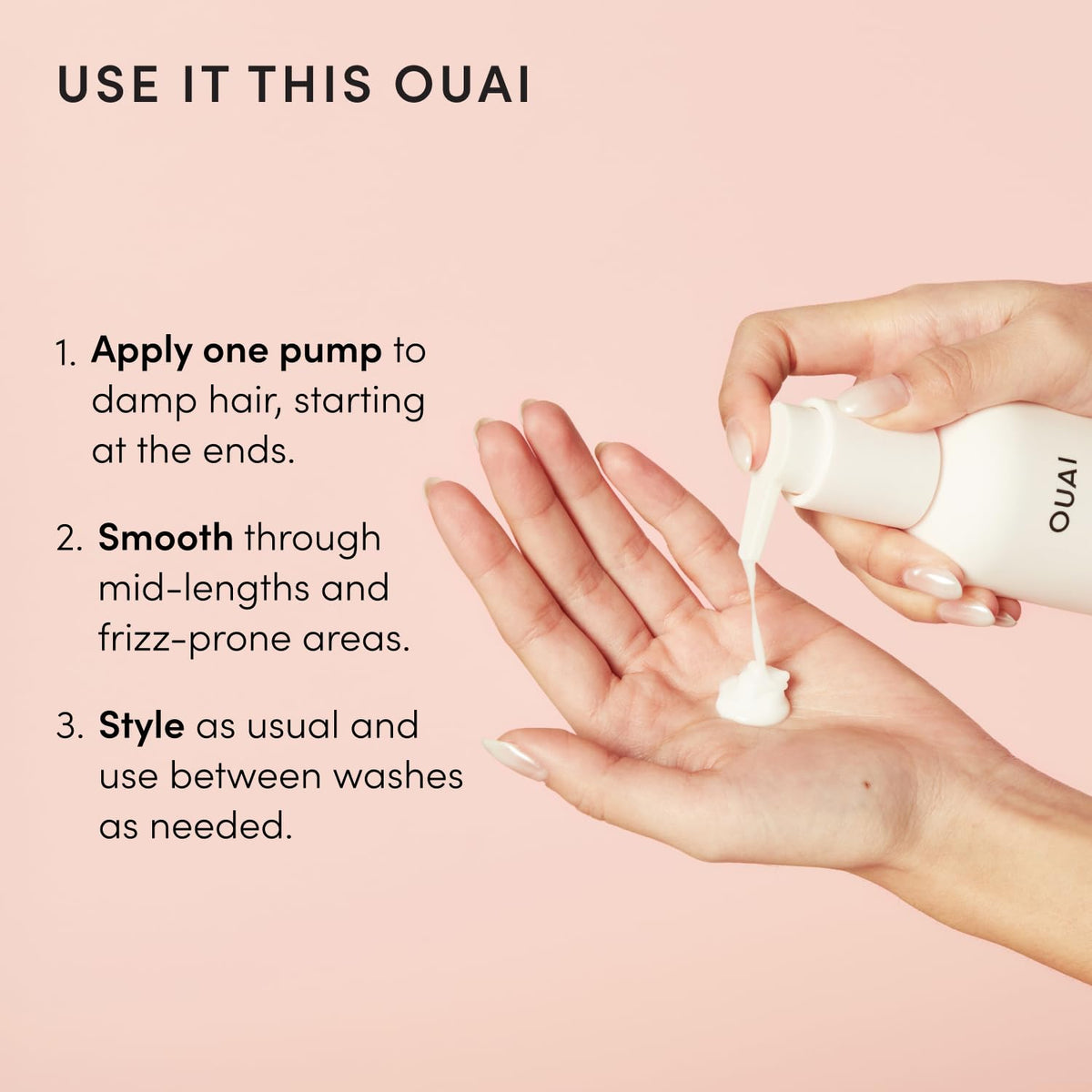 OUAI Anti Frizz Cream - OUAI Official Imagery - 8