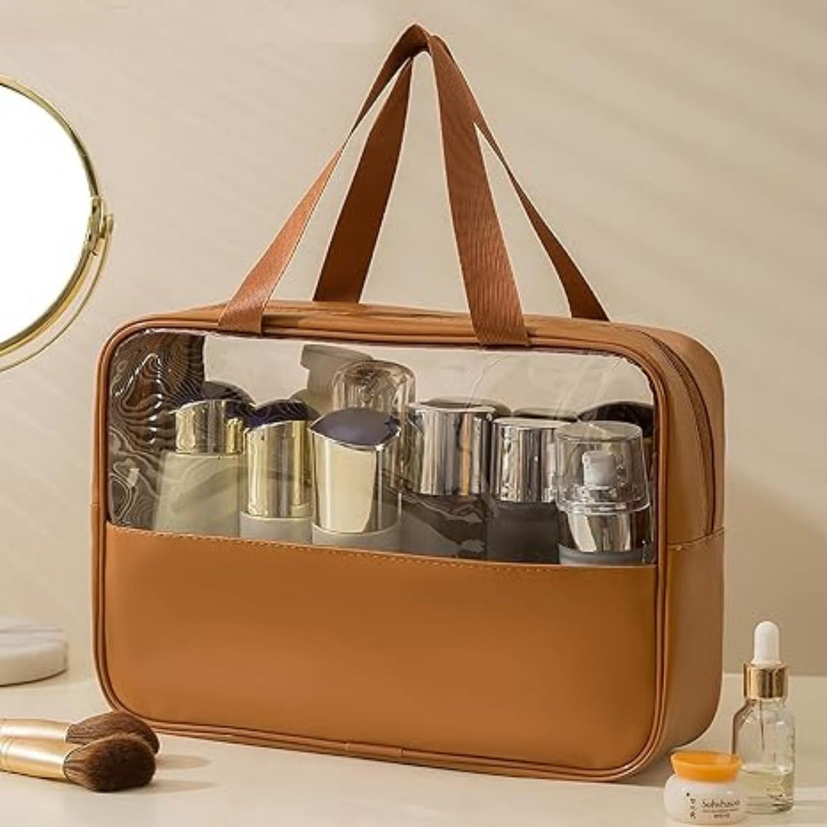 HGHDBT 40Pcs Brown Makeup Brushes Set Professional with Case - HGHDBT Official Imagery - 5