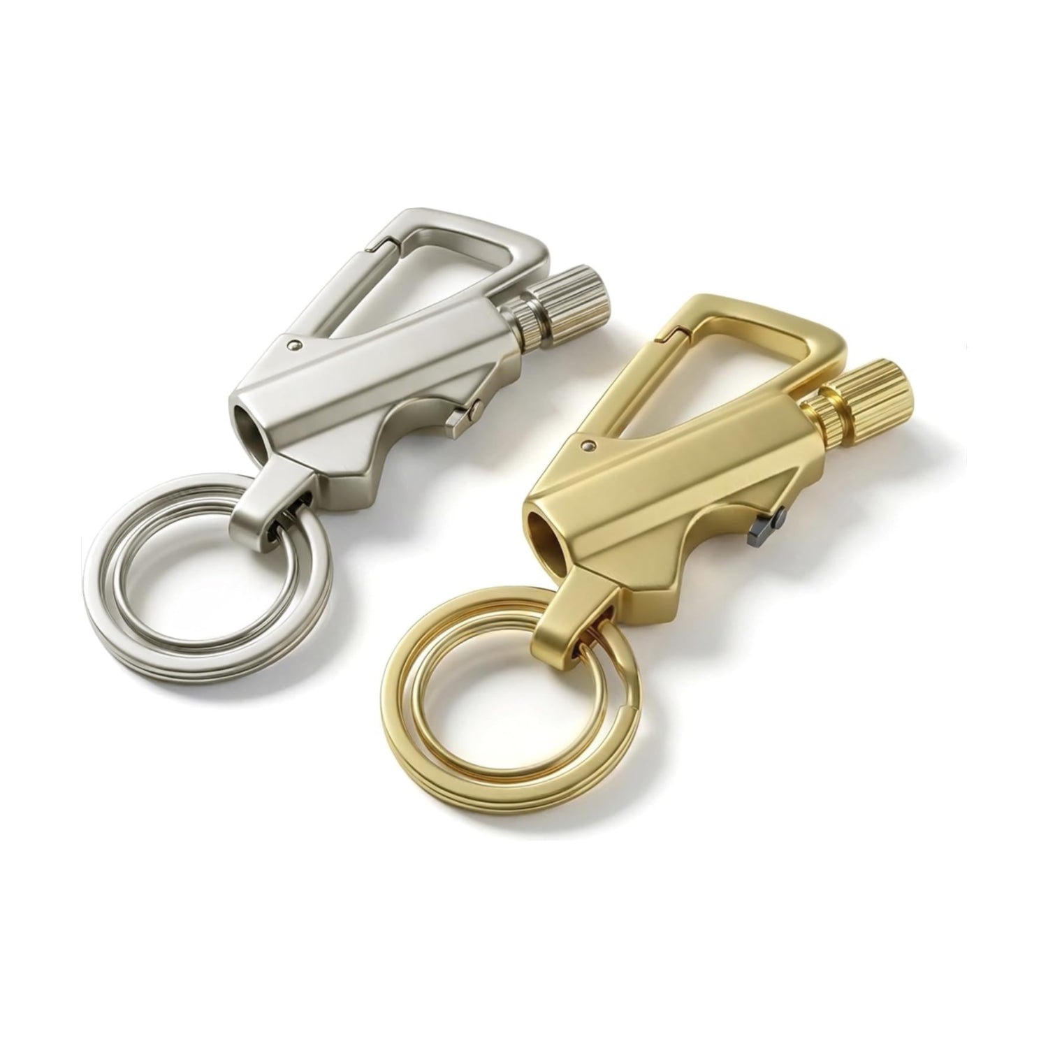 Two RWIXR Permanent Match Infinity Lighters with black and silver design, compact and reusable for reliable ignition.