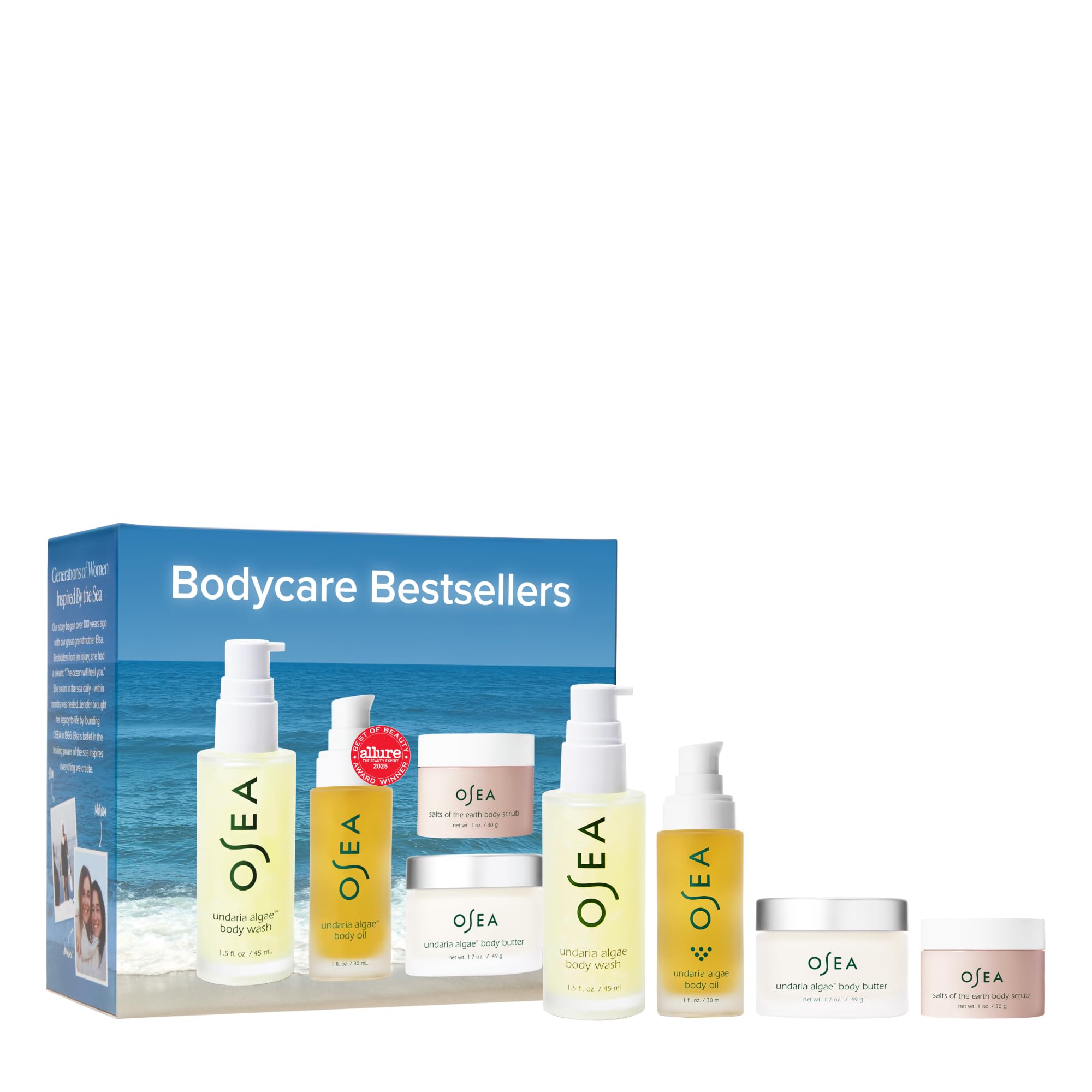 OSEA Bodycare Bestsellers, 4-Piece Travel-friendly Set, Intense Hydration - OSEA Official Product View 2