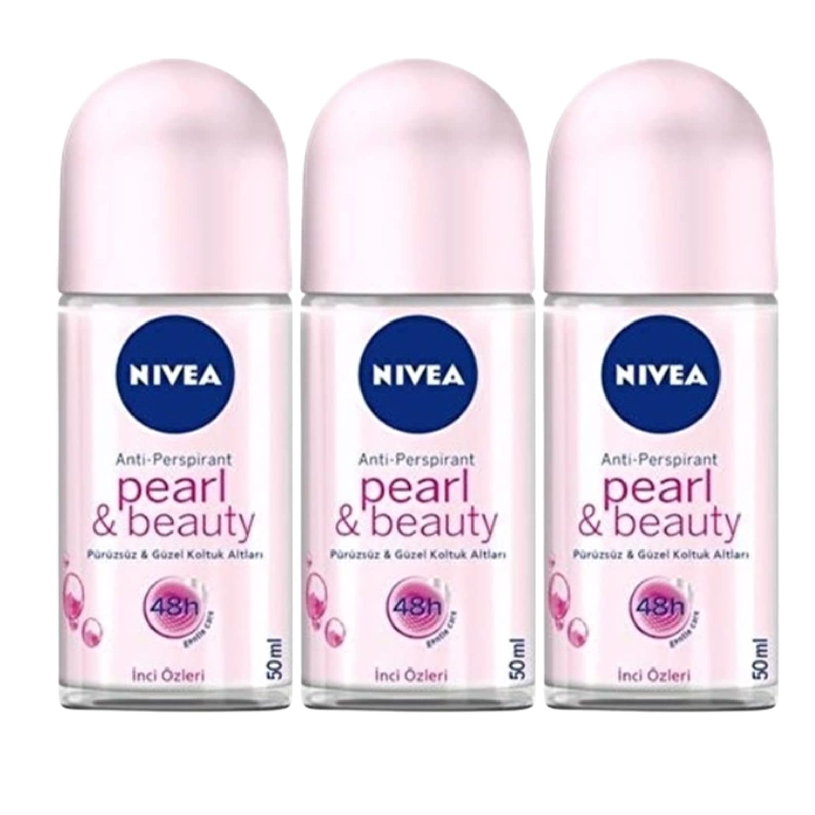 Nivea Women Deodorant Roll On Pearl & Beauty Pack of 3 - NIVEA Official Product View 2