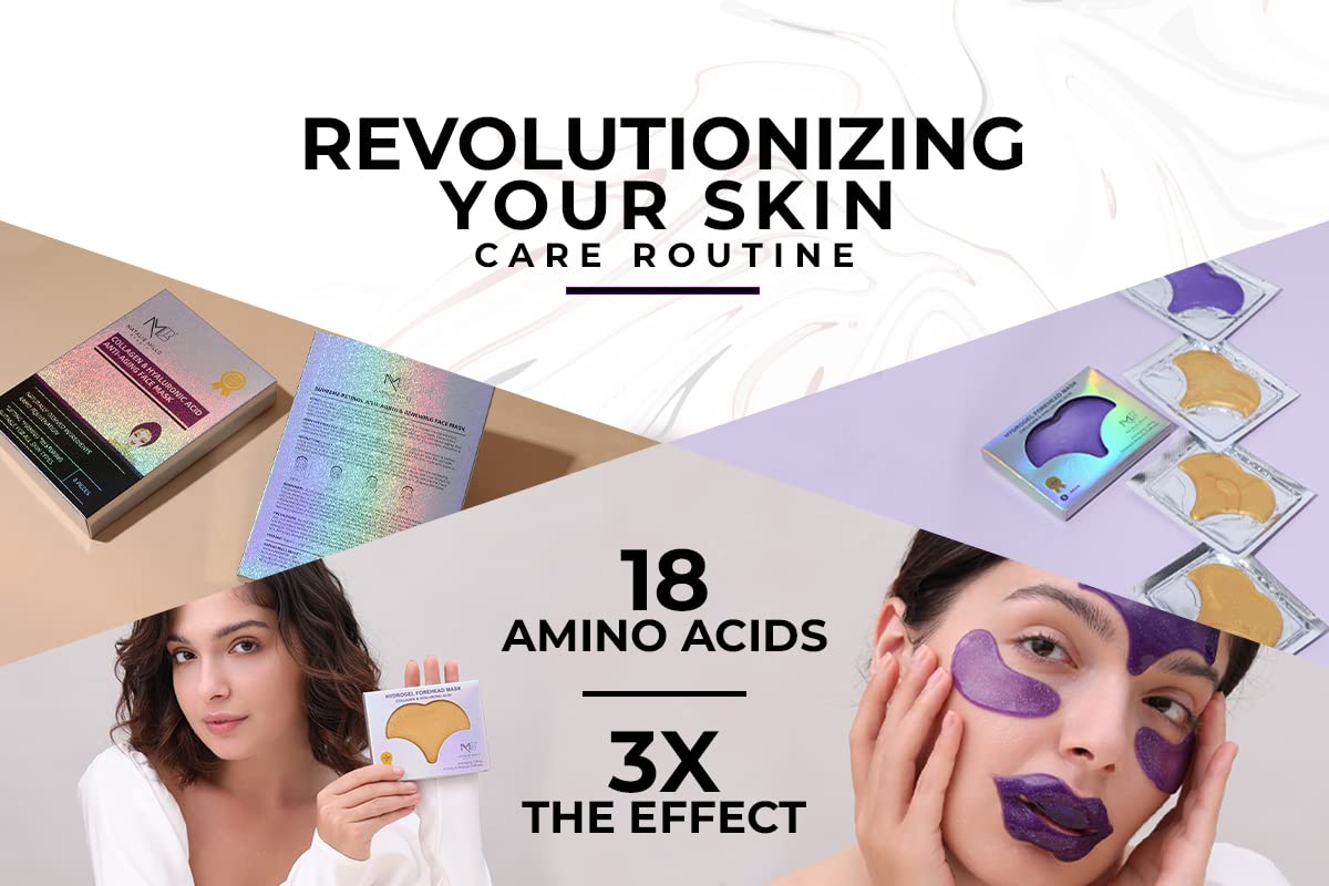 Natalie Mills Collagen & Hyaluronic Acid Anti - Aging SILK Face Mask - Natalie Mills Official Product View 7