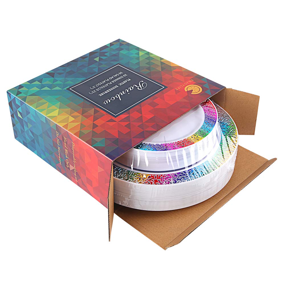 supernal Rainbow Plastic Plates - supernal Official Imagery - 8