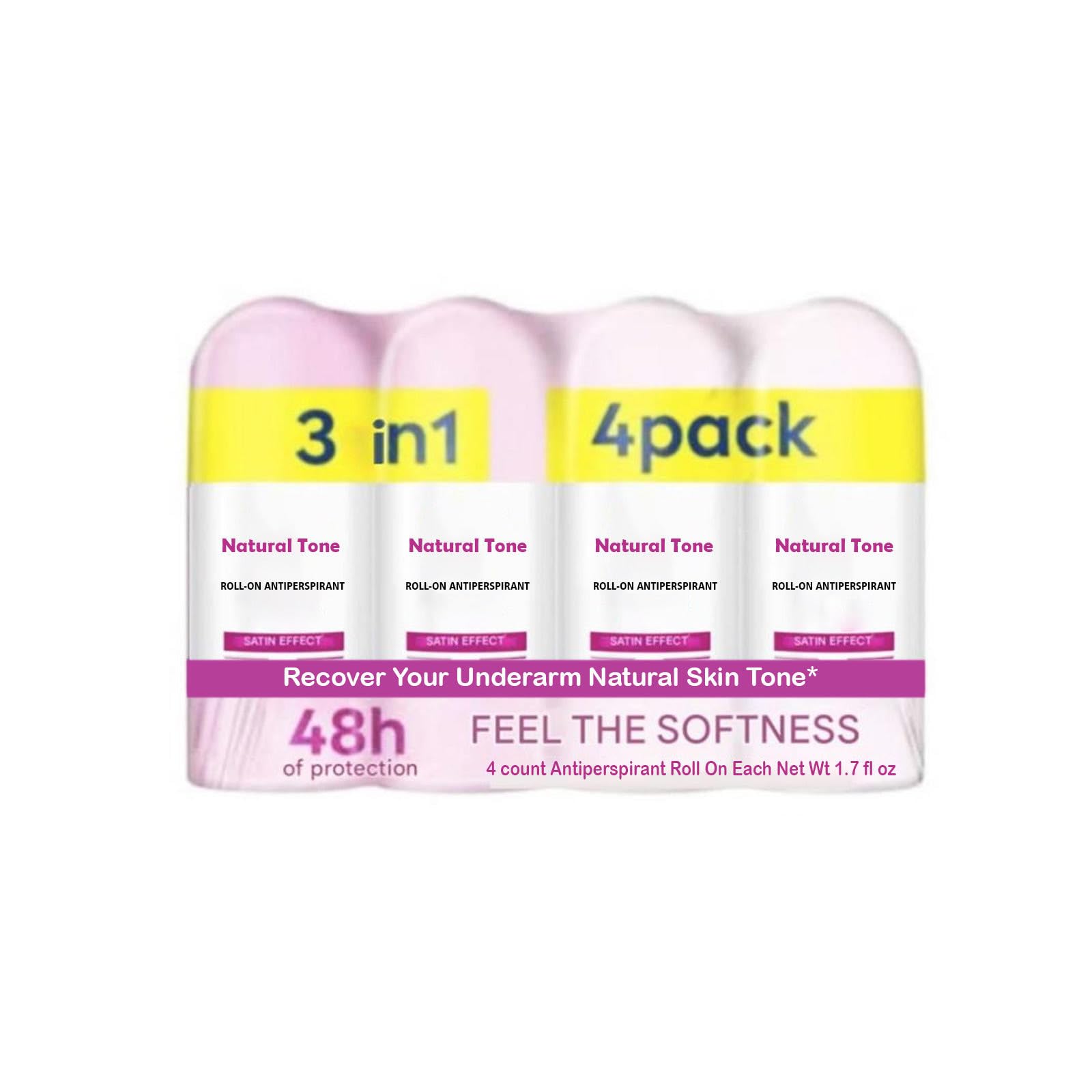 Tono Natural Desodorante 4 Pack | Even Skin Tone Brightening Deodorant - View 2