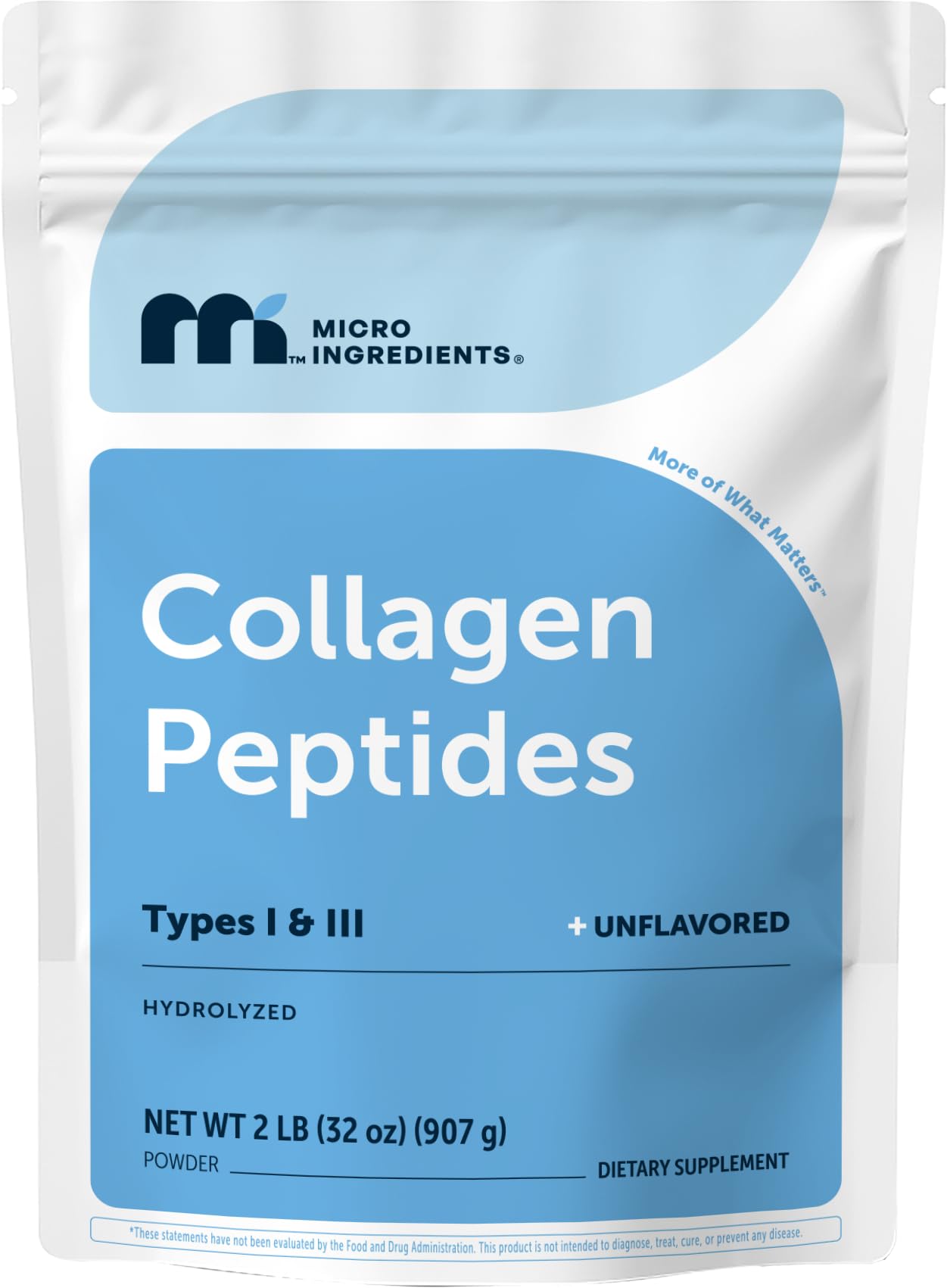 Micro Ingredients Hydrolyzed Collagen Peptides Powder 1 lb - Micro Ingredients Official Imagery - 8