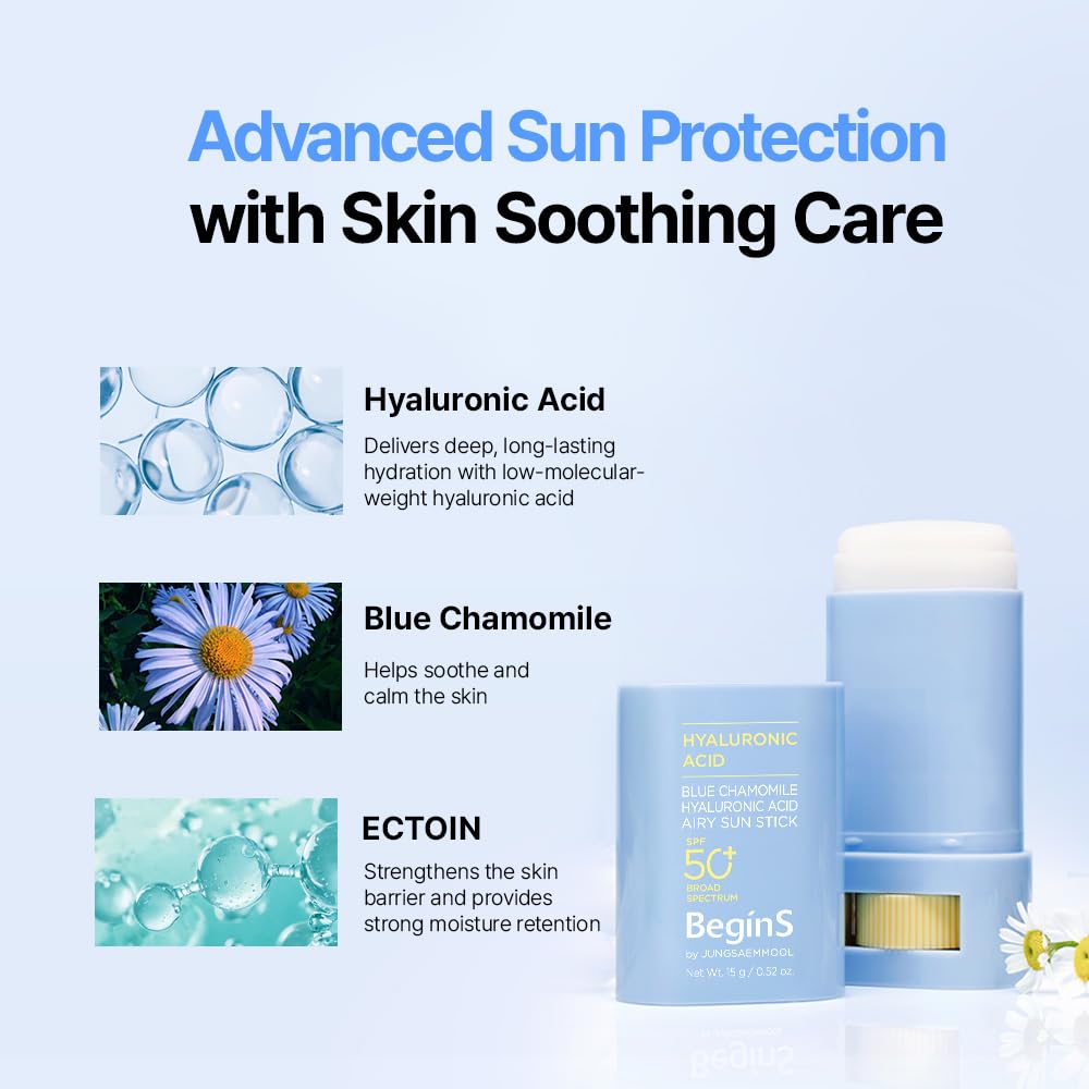 BeginS Hyaluronic Acid Airy Sun Stick - BeginS by JUNGSAEMMOOL Official Imagery - 5