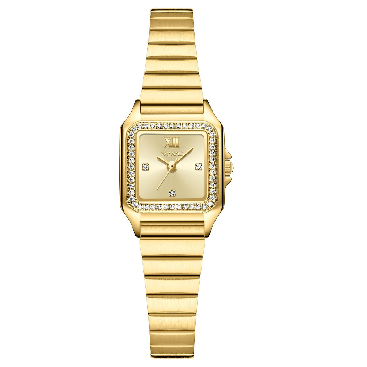 Small Gold Watches for Women Vintage Ladies Diamond Watch - VAVC Official Imagery - 1