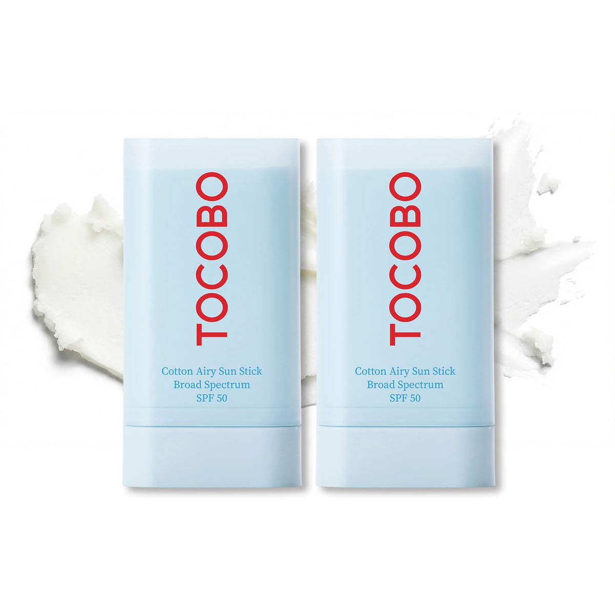 TOCOBO Cotton Airy Sun Stick SPF 50 Korean Sunscreen Stick - TOCOBO Official Imagery - 2