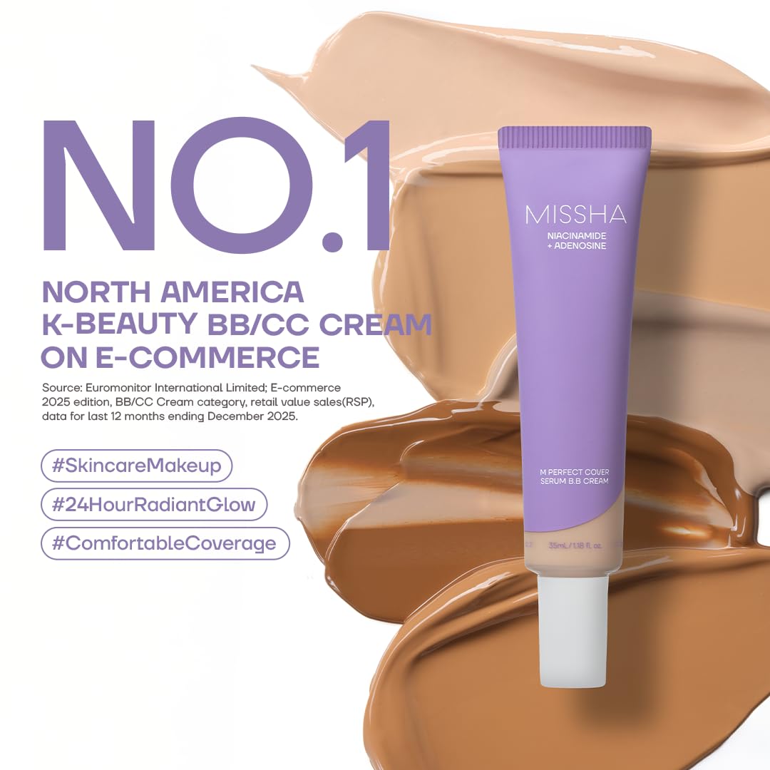 MISSHA M Perfect Cover Serum BB Cream No.23 Natural Beige 1.18 oz - MISSHA