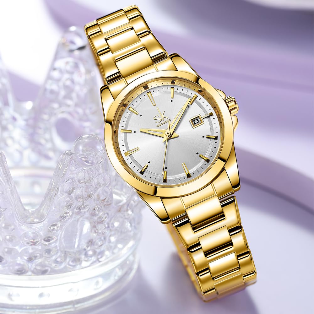 SHENGKE Minimalist Fashionable Color Dial Watches for Women - SHENGKE Official Imagery - 6