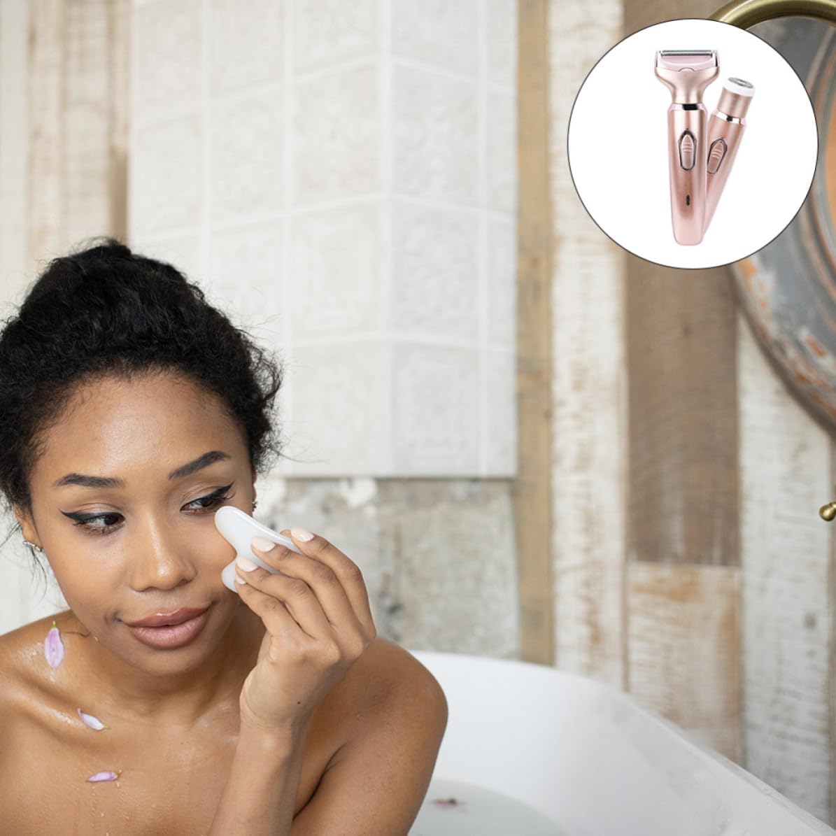 Women Electric Hair Trimmer Washable Rechargeable Razor - VOSAREA Official Imagery - 7