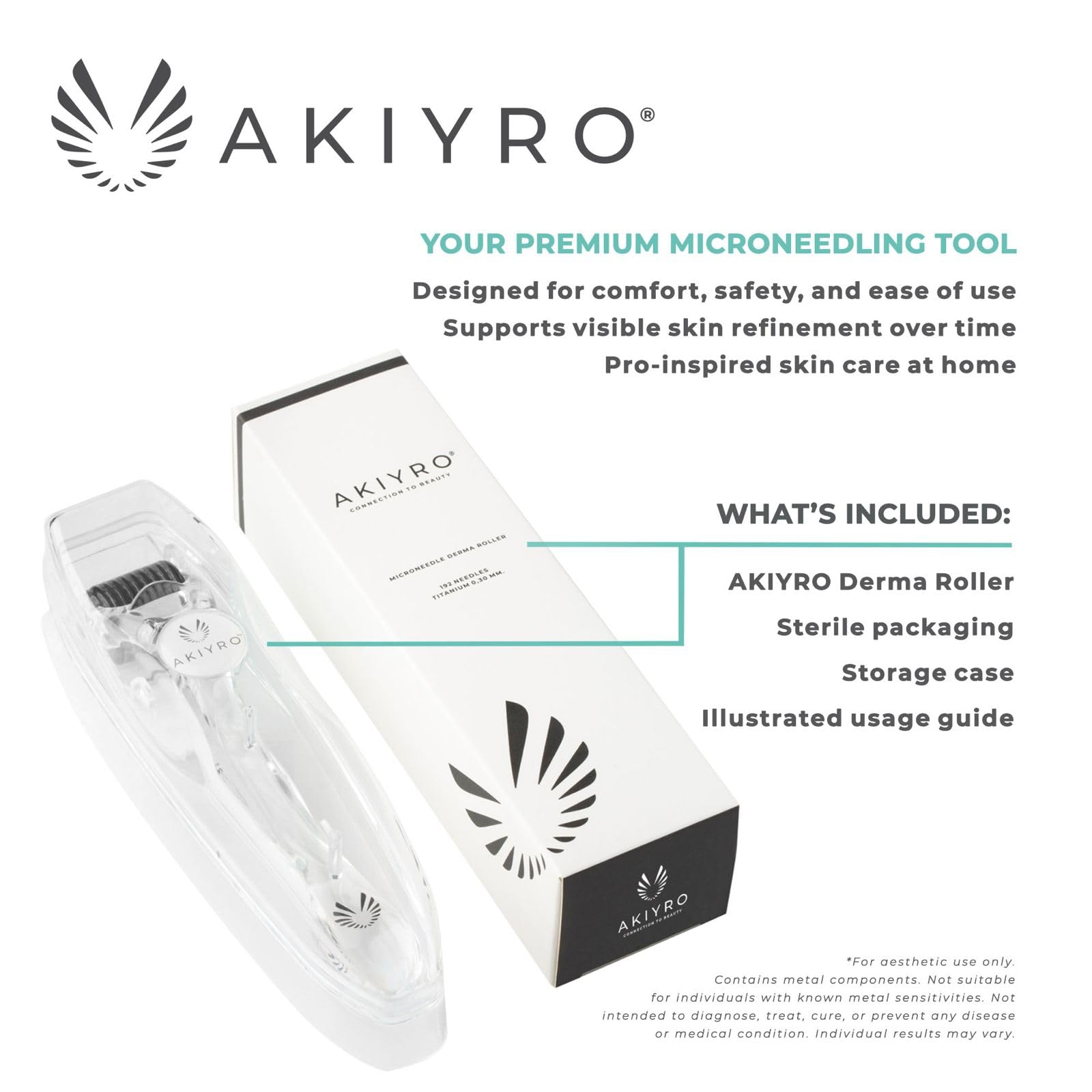 AKIYRO Derma Roller 0 30mm - AKIYRO Official Imagery - 7