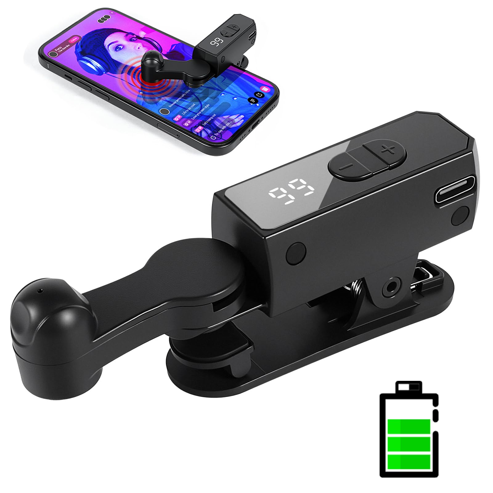 Auto Clicker Wireless Tapper for TikTok iPhone Android Smartphone - Product Imagery