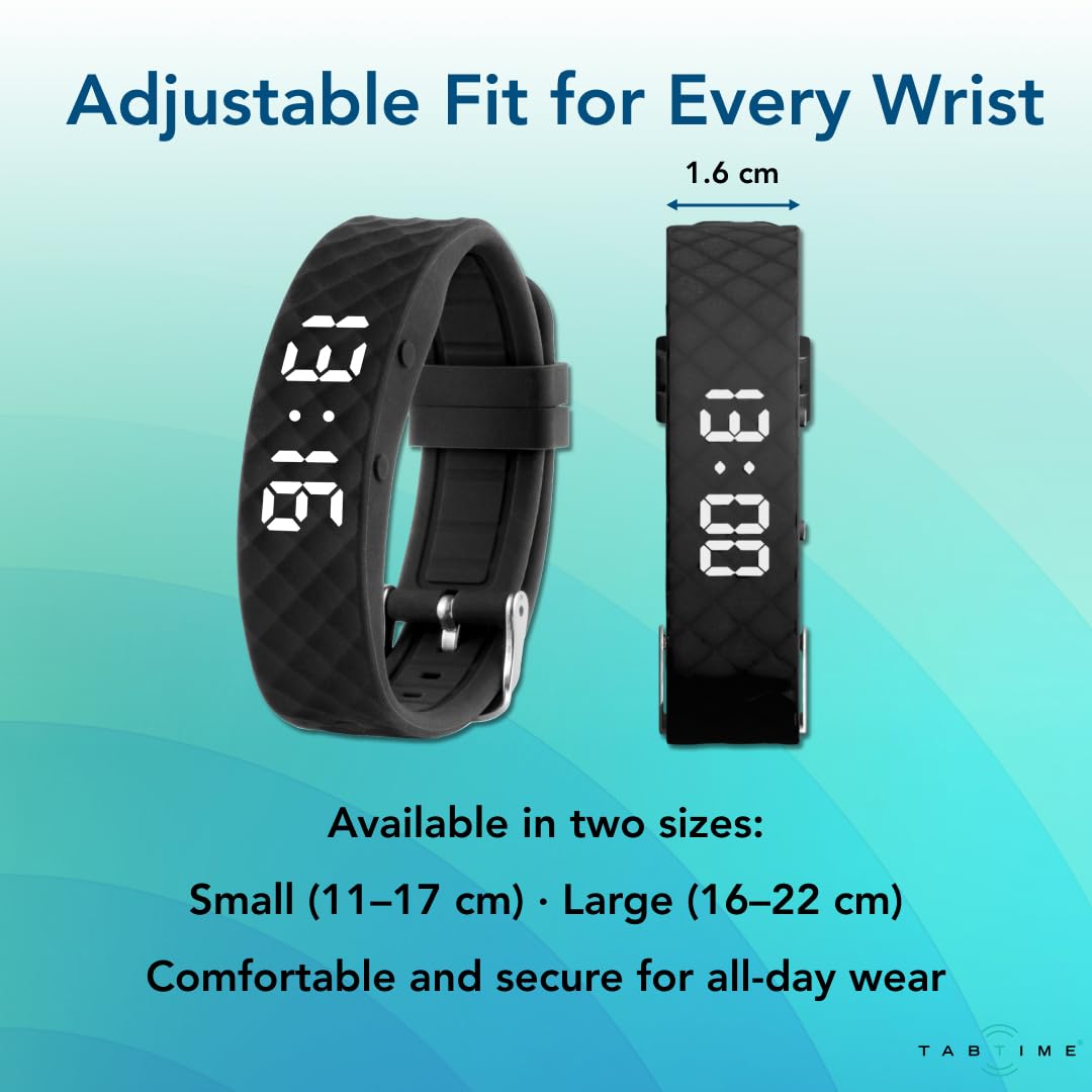 Tabtime Vibrating Alarm Reminder Watch - with up to 10 Personal Alarms - View 4