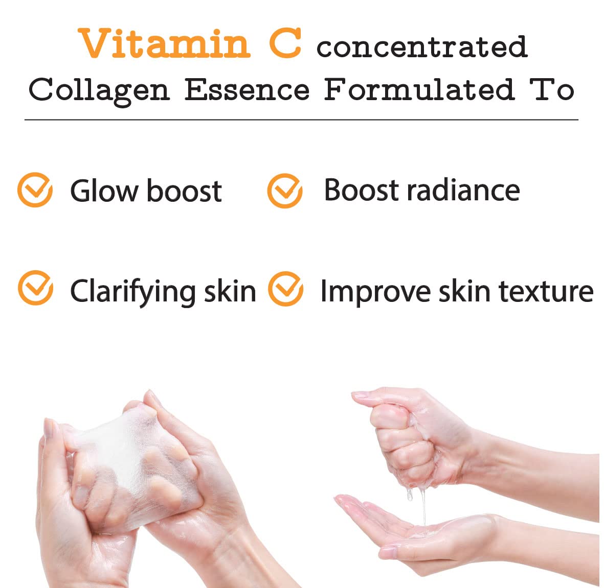 Vitamin C Collagen Firming Essence Face Mask Beauty Facial Mask - MEAROSA DESIGN