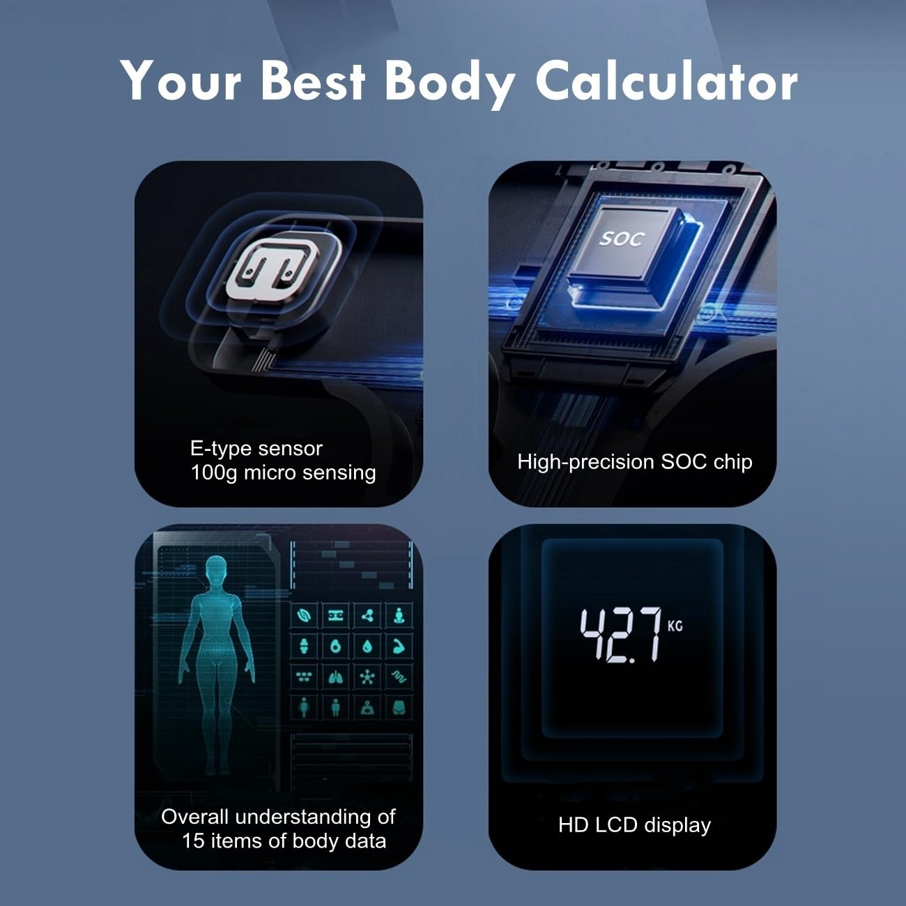 NUTRI FIT Smart Scale for Body Weight Body Fat Composition Monitor Sync App - NUTRI FIT Official Product View 7