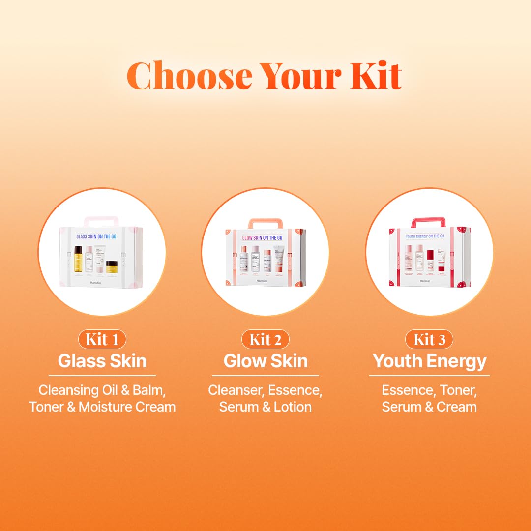 Hanskin Glow Skin On the Go Kit–Brightening &amp; Hydrating Mini - Hanskin
