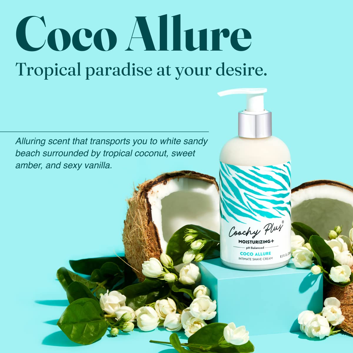 Coochy Plus Coco Allure Intimate Shaving Cream After Shave - IntiMD Official Imagery - 8