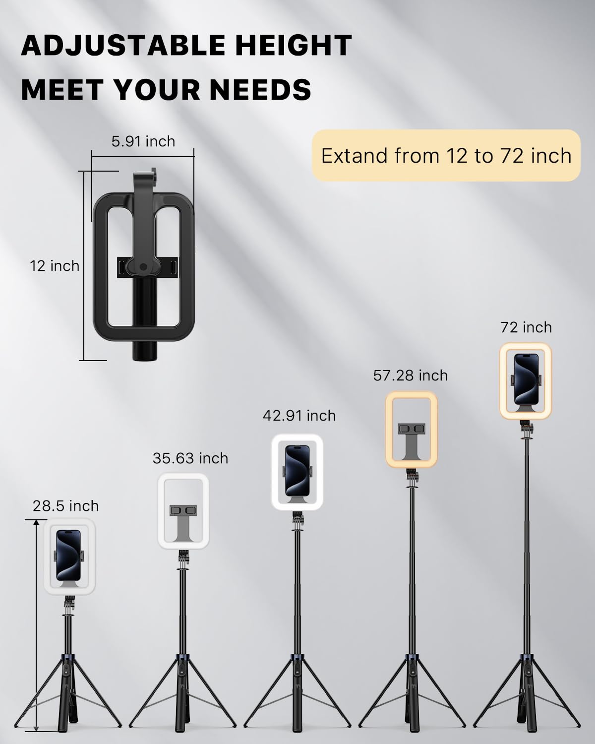 M MYBAT PRO Selfie Ring Light with 72 Tripod Stand - M MYBAT PRO Official Imagery - 7