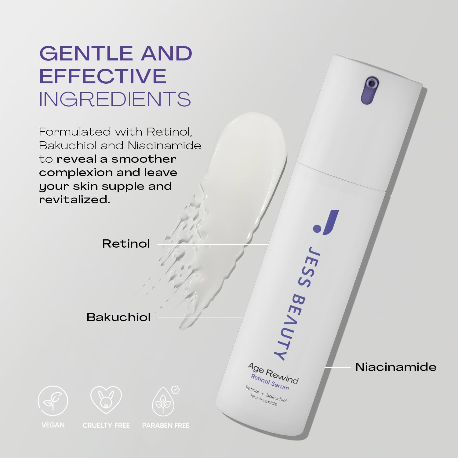 JESS BEAUTY - Age Rewind Retinol Serum Gentle Retino - JESS BEAUTY Official Product View 5