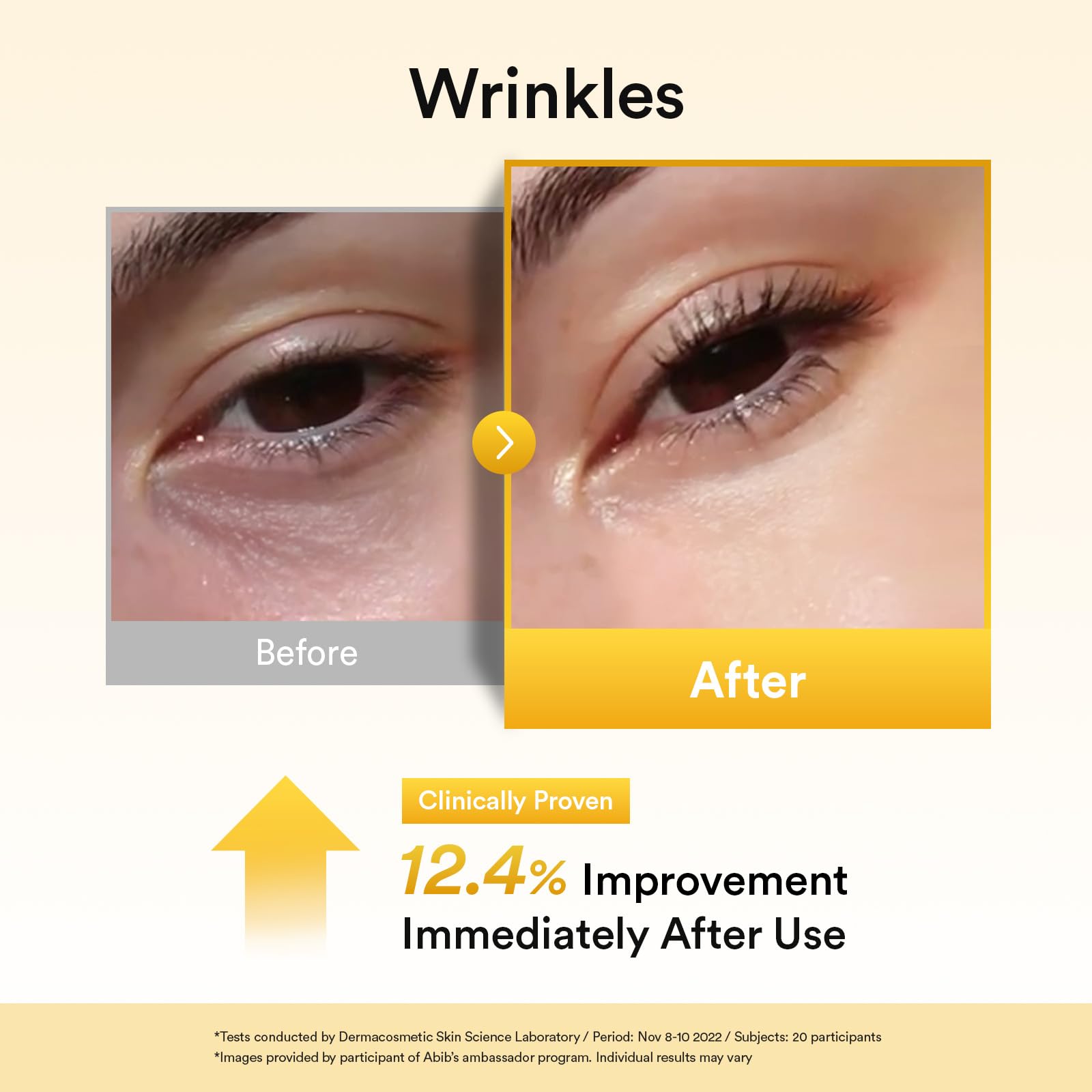 Abib Vegan Collagen Eye Patches for Wrinkles &amp; Fine Line - Abib