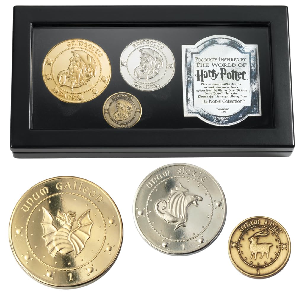 The Noble Collection The Gringotts Bank Coin Collection - The Noble Collection Official Imagery - 1