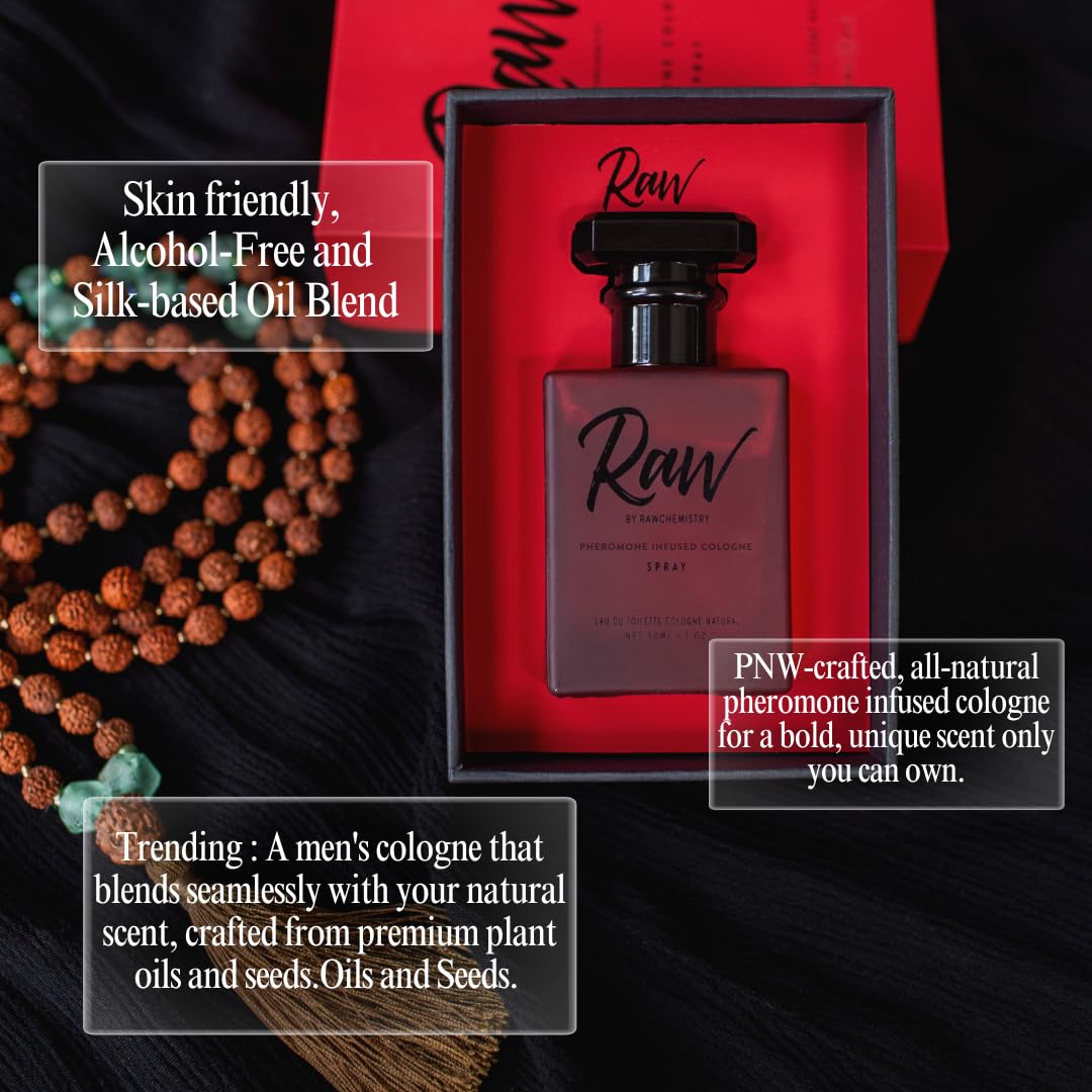 RawChemistry Raw Pheromone Infused Men s Cologne 1 oz Spray - RawChemistry Official Imagery - 4