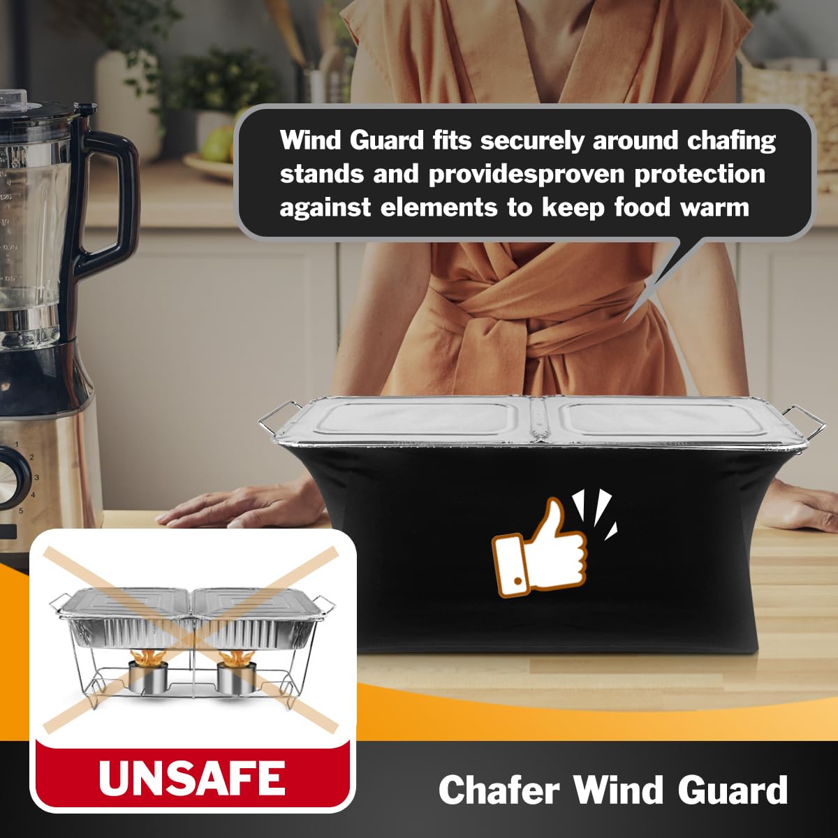 Chafer Wind Guard 4 Pack Flame Retardant Fabric Cover for - Peurif Official Imagery - 6