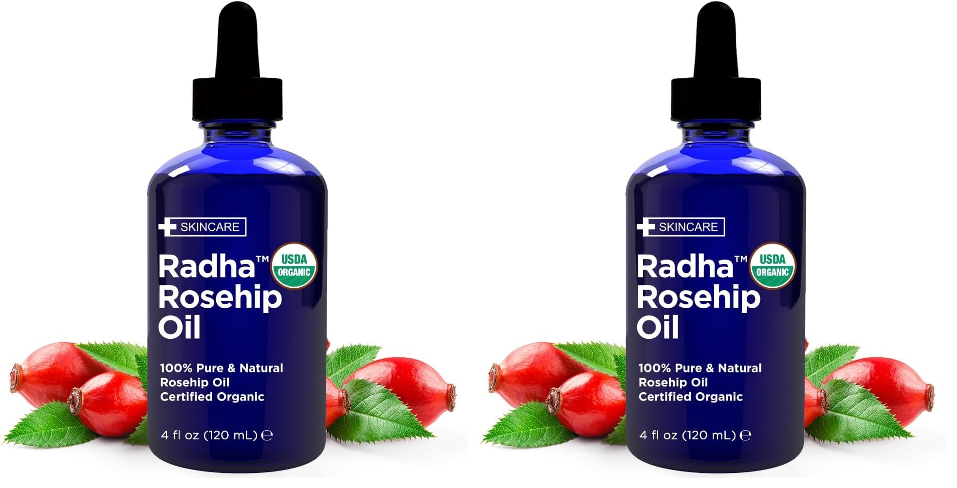 Radha Beauty Organic Rosehip Seed Oil 100% Pure Cold Pressed - Great Carrier - Radha Beauty Official Product View 7