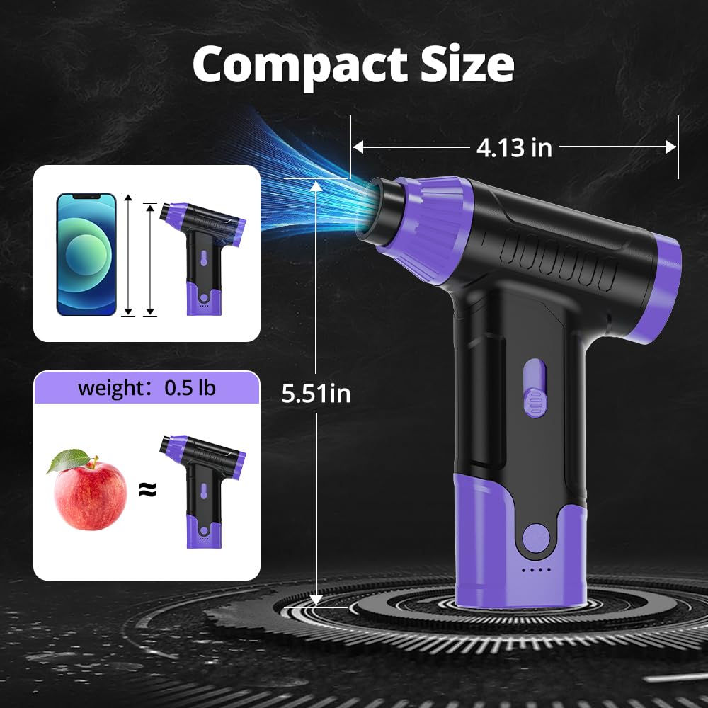 Compressed Air Duster Keyboard Cleaner Electric Air Blower - Anraye Official Imagery - 3