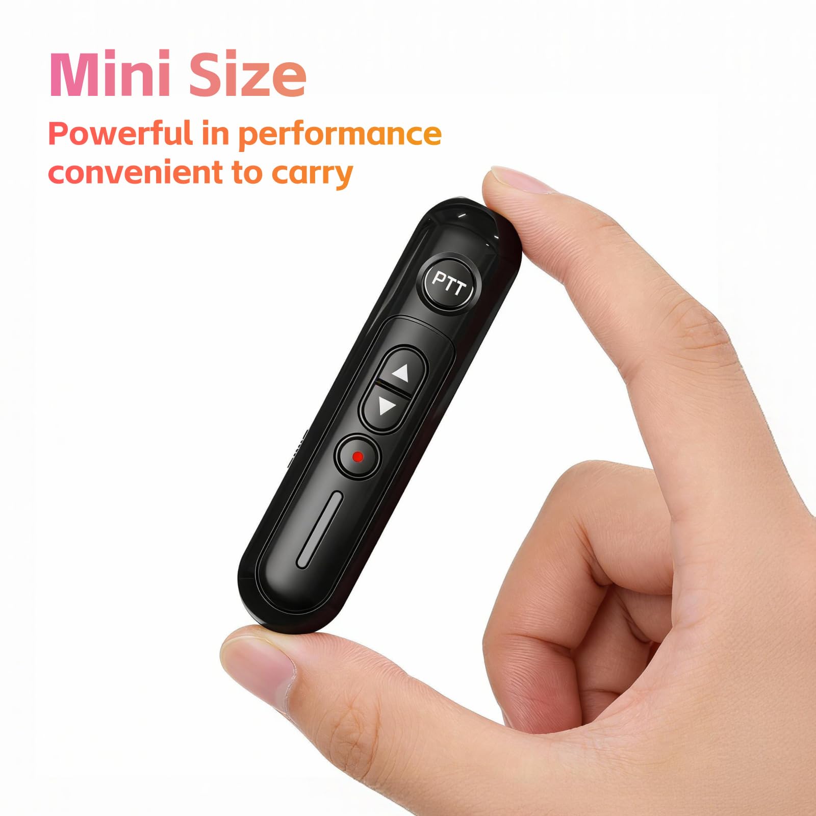 VROESA Super Mini Walkie Talkies Pro Two Way Radio with Earpieces by VROESA - Angle View 2