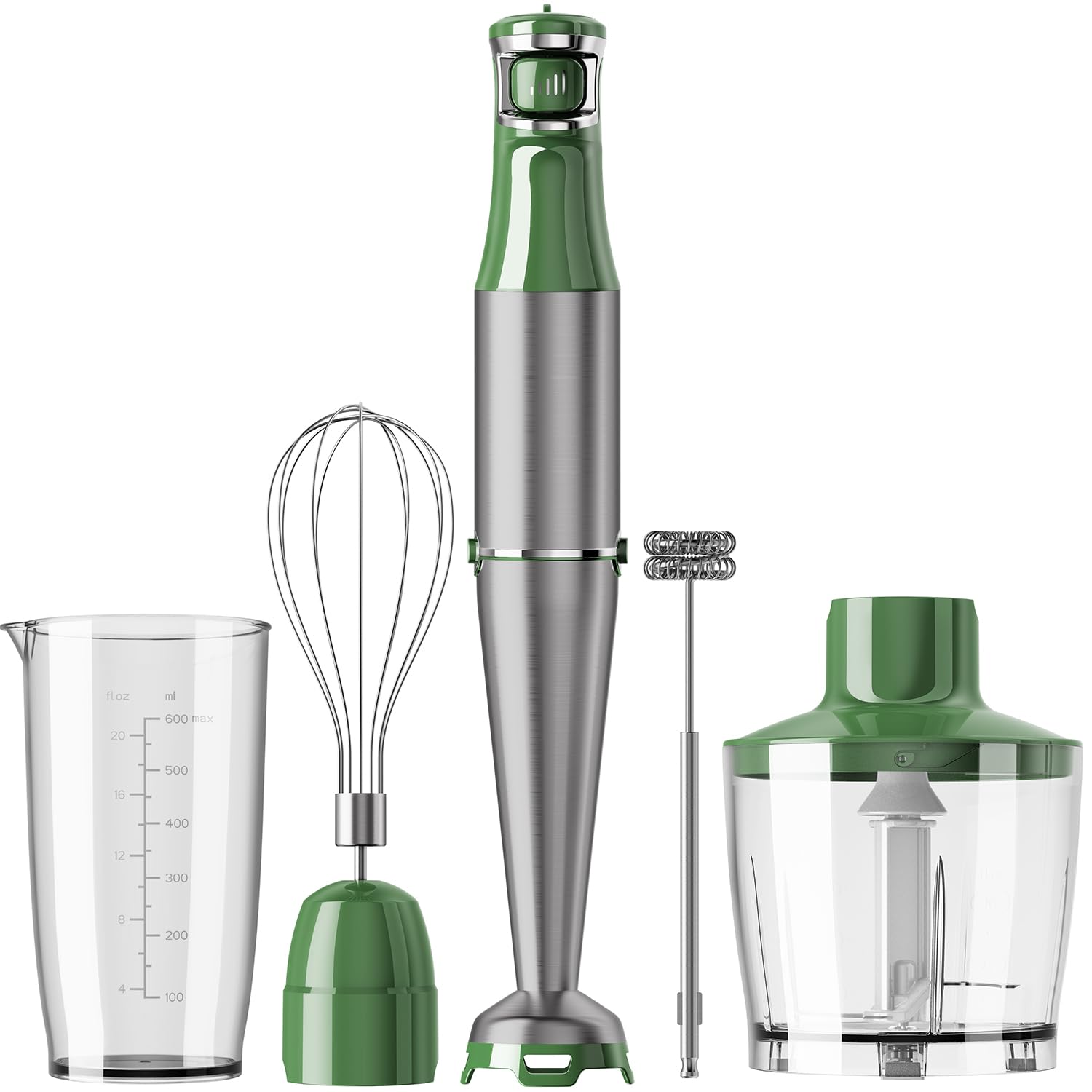Turelar Immersion Blender Handheld 5 in 1 Hand Blender Set 1100W by turelar - Angle View 1