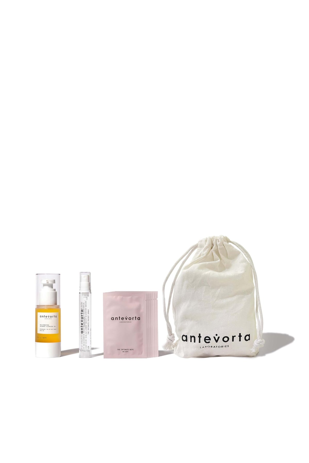 Antevorta Feminine Care Discovery Kit Gel Spray and Wipes - Antevorta Official Imagery - 2
