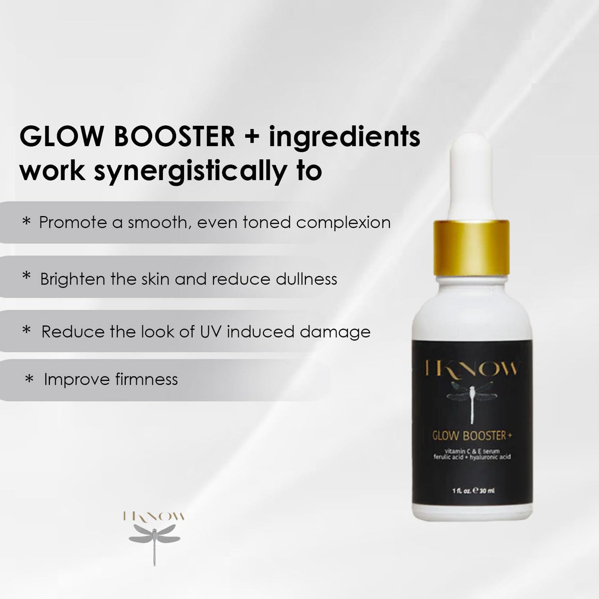 IKNOW Glow Booster Vitamin C and E Serum Hyaluronic Acid - IKNOW Official Imagery - 7