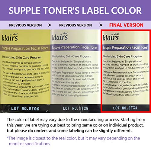 DearKlairs Supple Preparation Facial Toner Korean Hydrating, - Product Imagery