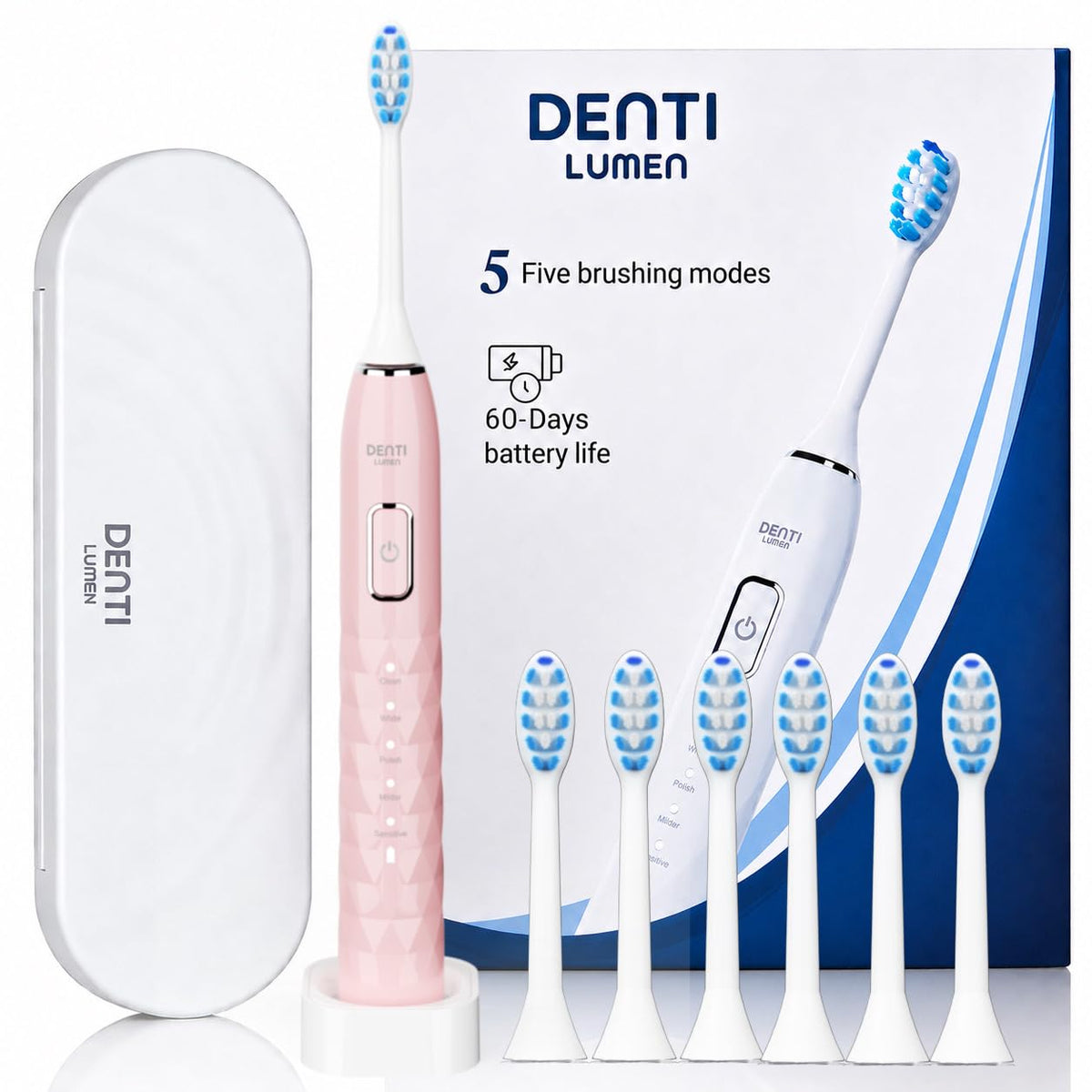 Sonic Electric Toothbrush for Adults 38 000 VPM 5 Brushing - Denti lumen Official Imagery - 8