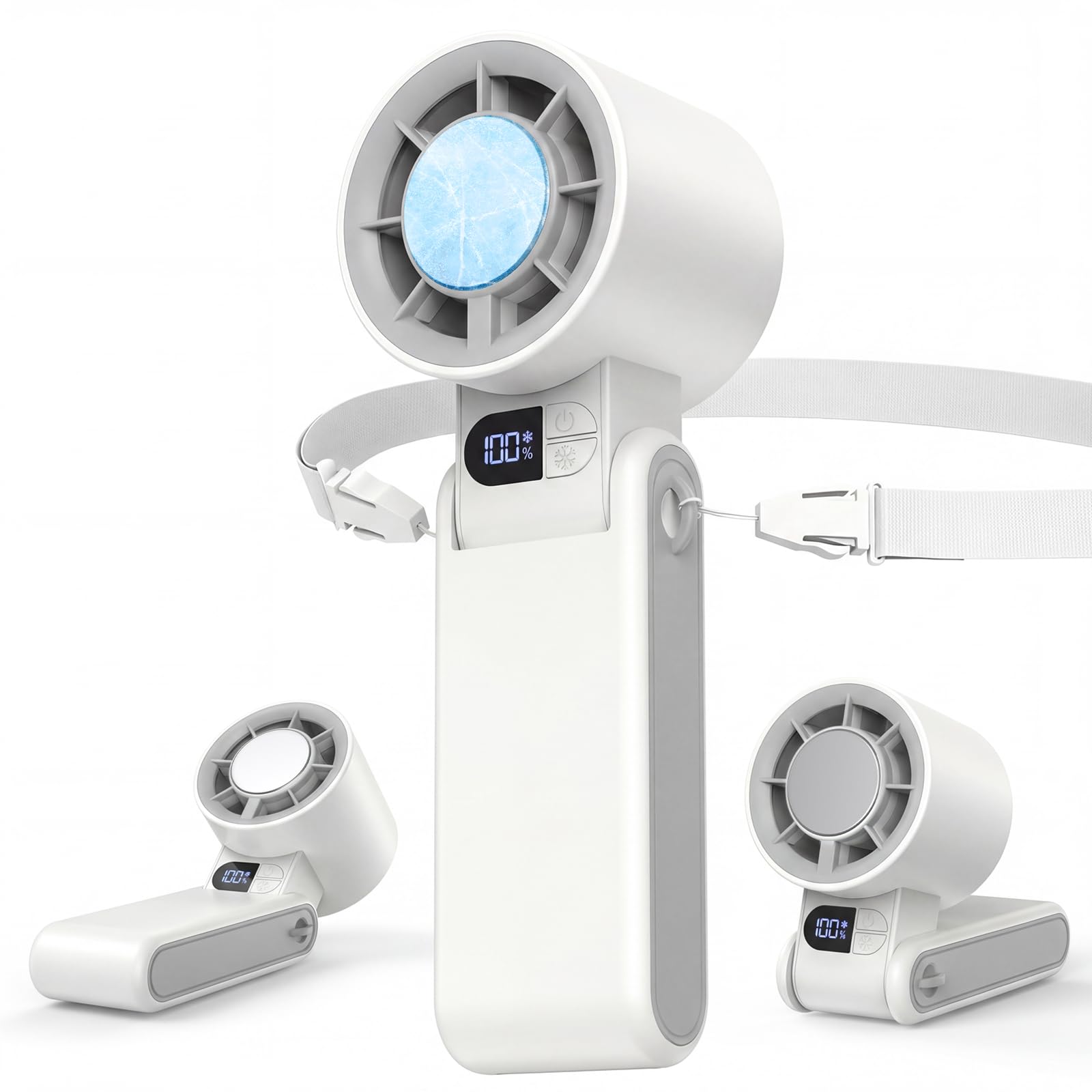 MORECORE Portable Handheld Fan with Ice Cooler,  , Gifts for Men Mom W - View 10