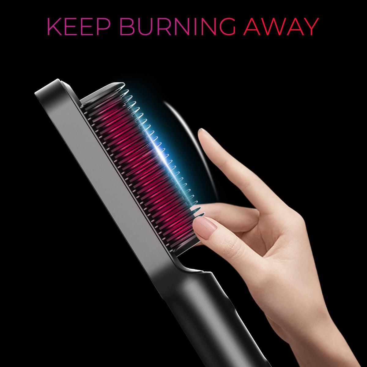 TYMO Hair Straightener Brush Hot Comb Hair Straighteners for - TYMO Official Imagery - 7