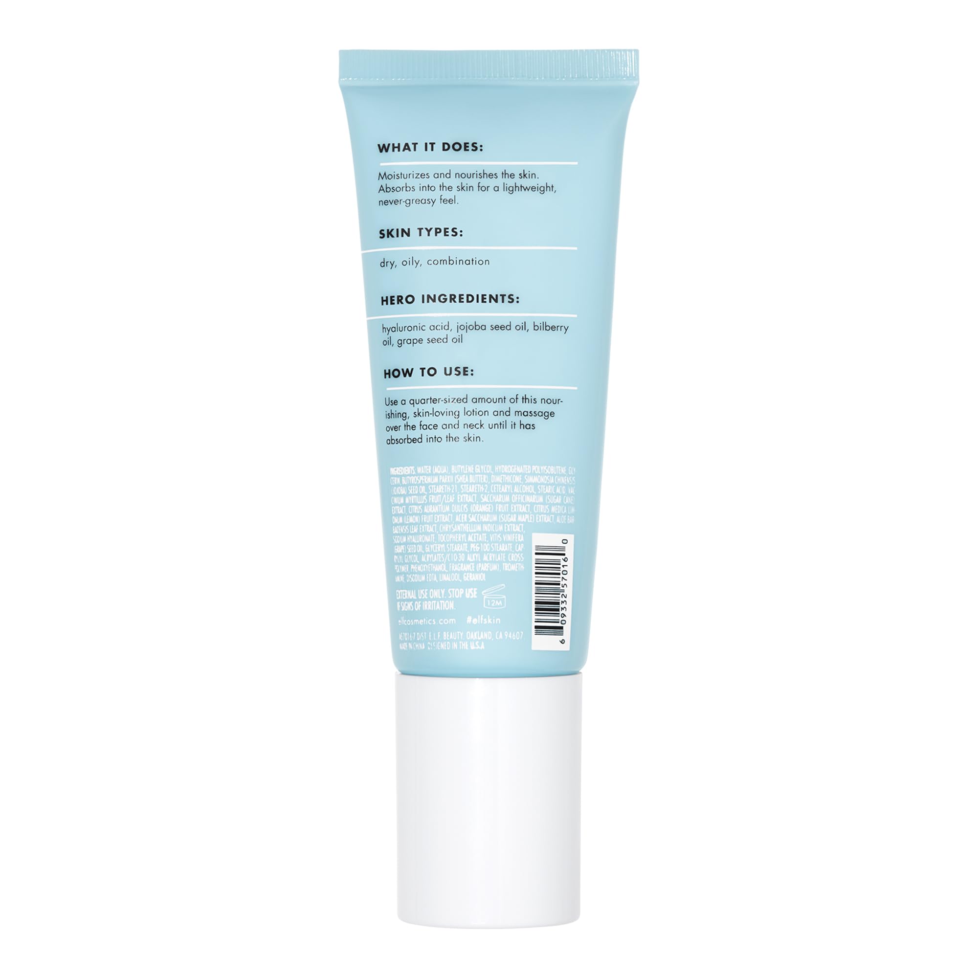 e.l.f. SKIN Holy Hydration! Daily Hydration Moisturizer, - e.l.f.