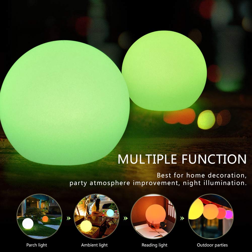 Rechargeable LED Ball Light Decorative Remote Control Lamp - Zopsc Official Imagery - 4