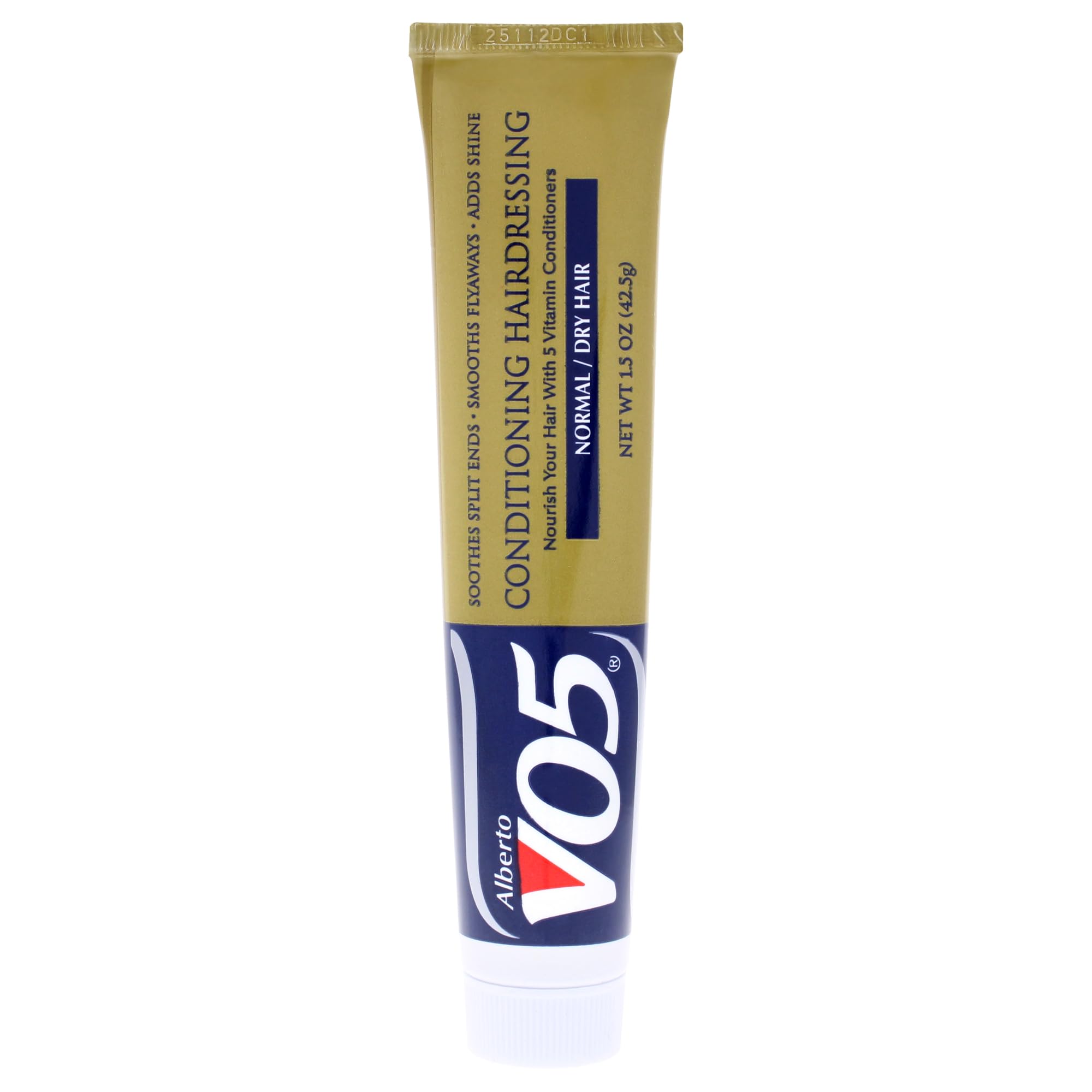 Alberto VO5 Conditioning Hairdressing for Normal/Dry Hair – Smooths Flyaways, Adds Shine, Controls Split Ends, 1.5 oz (Pack of 6)
